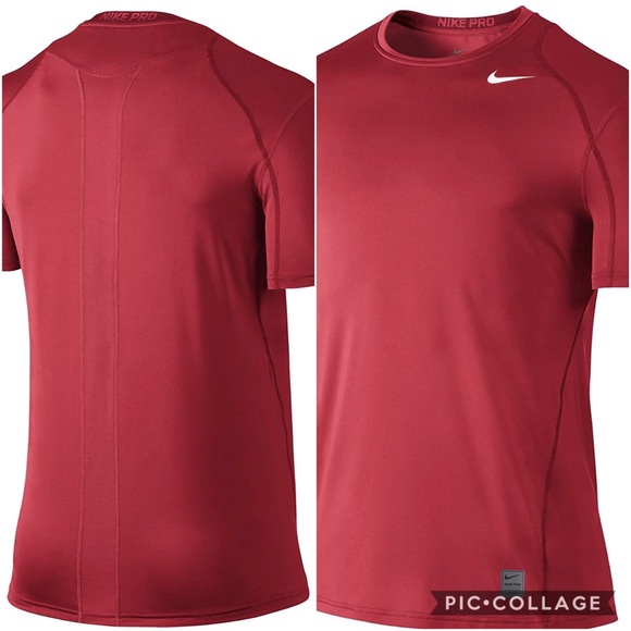 Nike Pro Dri-Fit Red - Picture 1 of 6
